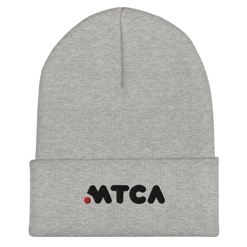 Grey Knit Winter Cap